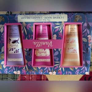 Vanilla Star Hand Cream Set - Purple, Pink, Cream